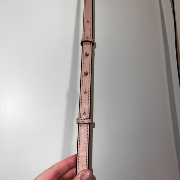 Michael Kors Jet Set Charm Nylon Large Crossbody Purse in Powder Blush Pink - Picture 6 of 10